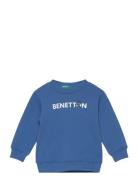 Sweater L/S Tops Sweat-shirts & Hoodies Sweat-shirts Blue United Color...