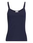 Gamipy Tops T-shirts & Tops Sleeveless Navy American Vintage