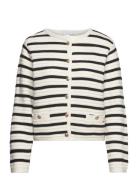 Cardigan Elsa Knitted Tops Knitwear Cardigans White Lindex