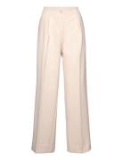 Fique Wide Trousers Bottoms Trousers Wide Leg White Second Female