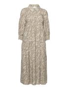 Andagz Long Dress Knelang Kjole Multi/patterned Gestuz