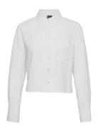 Lina Pyjamas Shirt Topp White Gina Tricot
