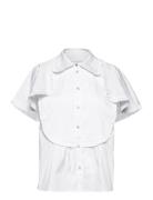 Vadua Tops Shirts Short-sleeved White Munthe