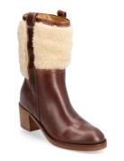 Hampshire Mid Boot Shoes Boots Ankle Boots Ankle Boots With Heel Brown...