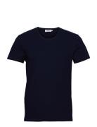 Henri Organic Cotton T-Shirt Tops T-shirts Short-sleeved Blue FRENN