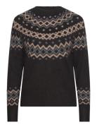 Fqmerla-Pullover Tops Knitwear Jumpers Black FREE/QUENT