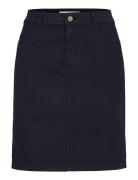 Chino Skirt Kort Skjørt Navy Newhouse