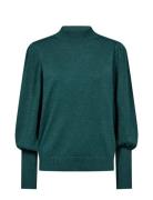 Sc-Dollie Tops Knitwear Jumpers Green Soyaconcept