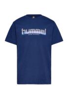 Hmlvang T-Shirt S/S Sport T-shirts Short-sleeved Blue Hummel
