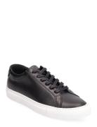 Gpw0001 - Black Leather Lave Sneakers Black Garment Project