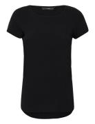 Vmbecca Plain Ss Top Wvn Noos Tops T-shirts & Tops Short-sleeved Black...
