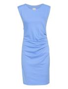 Kaindia Round-Neck Dress Kort Kjole Blue Kaffe