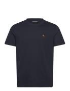 Anf Mens Knits Tops T-shirts Short-sleeved Blue Abercrombie & Fitch
