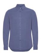 Slim Ls Comfort Tencel Shirt Designers Shirts Casual Blue J. Lindeberg
