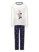 Pyjalong Pyjamas Sett Multi/patterned Minnie Mouse