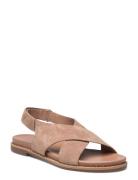 Saysw Sandal Flate Sandaler Beige Sofie Schnoor