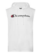 Hooded Sleeveless T-Shirt Sport Sweat-shirts & Hoodies Hoodies White C...