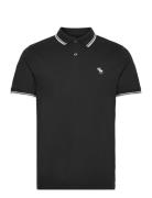 Anf Mens Knits Tops Polos Short-sleeved Black Abercrombie & Fitch