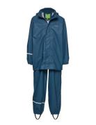 Basic Rainwear Suit -Solid Outerwear Rainwear Rainwear Sets Blue CeLaV...