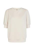 Sc-Banu Tops Sweat-shirts & Hoodies Sweat-shirts Cream Soyaconcept