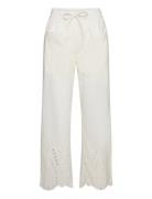 Trousers Bottoms Trousers Straight Leg White Sofie Schnoor