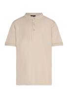 Nlmfagen Ss Polo Tops T-shirts Short-sleeved Beige LMTD