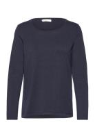 Ebba Sweater Tops Knitwear Jumpers Navy Newhouse