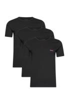 T-Shirt Rn Triplet P Designers T-shirts Short-sleeved Black HUGO