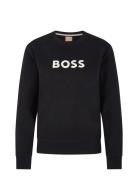 C_Elaboss_6 Tops Sweat-shirts & Hoodies Sweat-shirts Black BOSS