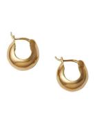 Basket Hoops Accessories Jewellery Earrings Hoops Gold Blue Billie