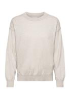 D1. Superfine Lambswool C-Neck Tops Knitwear Jumpers Grey GANT