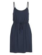 Vimo Y Strap Dress /1/Ka Kort Kjole Navy Vila