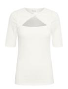 Bustamw Blouse Tops T-shirts & Tops Short-sleeved White My Essential W...