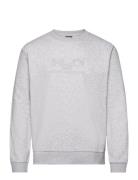 Logo Sweat O'neck Tops Sweat-shirts & Hoodies Sweat-shirts Grey H2O