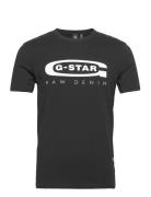 Graphic 4 Slim R T S\S Tops T-shirts Short-sleeved Black G-Star RAW