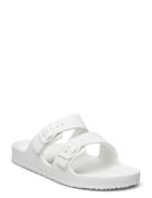 Flip Flops Buckles Shoes Summer Shoes Sandals White Mango