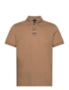 Parlay 424 Tops Polos Short-sleeved Beige BOSS