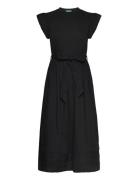 Dress Knelang Kjole Black United Colors Of Benetton