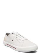 Core Corporate Vulc Canvas Lave Sneakers Cream Tommy Hilfiger