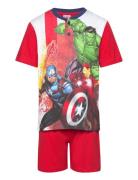Pyjama Pyjamas Sett Red Marvel