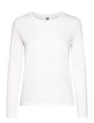 Moa Long Sleeve Gots Tops T-shirts & Tops Long-sleeved White Double A ...