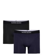 Premium Cotton Stretch Boxer 2P Boksershorts Black Björn Borg