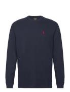 Classic Fit Jersey Long-Sleeve T-Shirt Tops T-shirts Long-sleeved Navy...