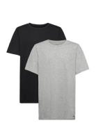 Nhb Boy 2Pk Crew Undershirt Tops T-shirts Short-sleeved Grey Nike