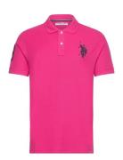 Uspa Polo Alfredo Men Tops Polos Short-sleeved Pink U.S. Polo Assn.