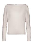 T-Shirts Tops T-shirts & Tops Long-sleeved Grey Esprit Casual