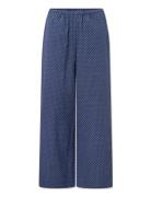 Bella Pants - Poplin Bottoms Trousers Wide Leg Navy STUDIO FEDER