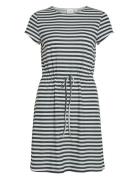 Vimo Y S/S String Dress /1/Ka Kort Kjole Navy Vila