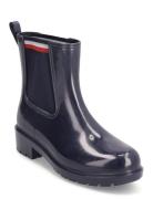 Corporate Elastic Rainboot Regnstøvler Sko Blue Tommy Hilfiger