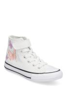 Ctas 1V Hi White/Pink Phase/Grape Fizz Høye Sneakers White Converse